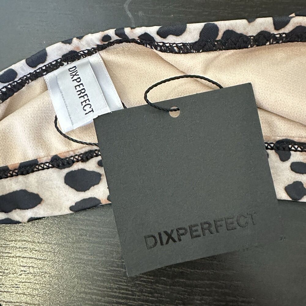 Dixperfect womens leopard print bikini top size Medium NWT‎ - Picture 3 of 5